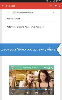 Video Popup Player android App screenshot 3